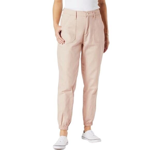 Signature by Levi Strauss & Co. Pink Mid-Rise 'Everyday' Jogger WMNS Plus Sz 22 - Picture 1 of 8